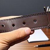 billiga Herrbälten-Herr Skärp Midjebälte Svart 8 PU läder Legering Modernt Modernt Enfärgad / vanlig färg Semester Dagliga kläder Ledigt / vardag