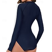 levne Rash guardy One Piece-Dámské Ochrana proti vyrážce Plavky Slátanina Zapni UV ochrana proti slunci UPF50+ Dlouhý rukáv Plavky Surfování Plavání Léto