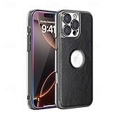 お買い得  iPhone用ケース-電話 ケース 用途 iPhone 16 15 14 Pro Max Plus 13 Pro Max バックカバー ワイヤレス充電をサポート 耐衝撃 レトロ風 TPU PUレザー