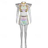 olcso Halloween jelmez lányoknak-kpop démonvadászok idol zoey huntrix jelmez jelmez virtuális idol film cosplay lányoknak gyerekeknek halloween karneváli előadás képregény con anime expo
