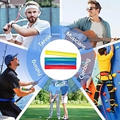  гибкая терапевтическая перекладина, гибкая перекладина для физиотерапии &турник для гольфистов, локтей, тендинитов, запястий, боли в предплечьях, улучшает силу хвата и снимает боль