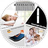 お買い得  ブラックアウトカーテン-高密度の遮光無地ショートカーテン、寝室の窓用ドレープ、無地の断熱バランス、モダンでミニマリストな小さな窓用カバー