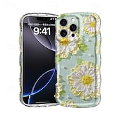 economico Cover per iPhone-telefono Custodia Per iPhone 16 Pro Max Plus 16 15 Pro Max Plus Copertura Posteriore Resistente agli urti Fiore Floreale TPU