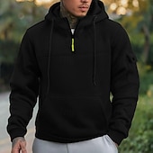 economico Felpa Tattica-Per uomo Felpa con cappuccio Felpa con cappuccio a zip intera Felpa con cappuccio in pile Felpa con cappuccio tattica Nero Blu marino Cachi Grigio chiaro Grigio scuro Con Cappuccio Semplice Cerniera