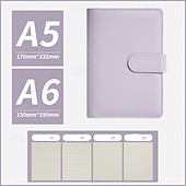 preiswerte Notizbücher &amp; Planer-A6/a5 pu leder diy binder notebook abdeckung tagebuch agenda planer papier abdeckung schule schreibwaren