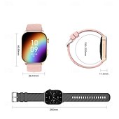cheap Smartwatch-LC211 Smart Watch 2.01 inch Smartwatch Fitness Running Watch Bluetooth Temperature Monitoring Pedometer Call Reminder Compatible with Android iOS Women Men GPS Long Standby Hands-Free Calls IPX-5