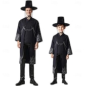 preiswerte Herrenkostüme-KPop-Dämonenjäger Dämonenjungengruppe Saja Boys Jinu Saja Kostüm Hanbok Festkleidung Koreanisch traditionell Virtuelles Idol Film Cosplay for Herren Jungen Kinder Erwachsene Halloween Karneval