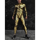 abordables Impresión-Trajes Zentai estampados Traje de cosplay Body Estampado Disfraz de carnaval Traje de Cuerpo Completo Hombre Mujer Disfraz Sexy Víspera de Todos los Santos Traje para Rendimiento Fiesta Mascarada