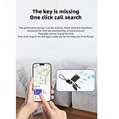 ieftine Dispozitive GPS Auto-Bluetooth (doar iOS) Tracke IP68 impermeabil reîncărcabil etichetă inteligentă localizator chei cu sunet card de urmărire a articolelor pentru chei portofel bagaje rucsac valize pașaport