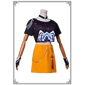 levne Dívčí kostýmy-Lovci démonů z K-Popu Mira Rúmí Zoey Cosplay kostým Skupinový kostým Krásné šaty Huntrix Filmové kostýmy for Dámské Dívčí Dětské Dospělé předvečer Všech svatých Karneval Výkon Comic Con Výstava anime