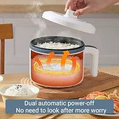 お買い得  家庭用器具-1.7L電気炊飯器シングル二層220Vマルチクッカーノンスティックスマートメカニカルマルチクッカー蒸しご飯ポット家庭用