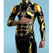 abordables Impresión-Trajes Zentai estampados Traje de cosplay Body Estampado Disfraz de carnaval Traje de Cuerpo Completo Hombre Mujer Disfraz Sexy Víspera de Todos los Santos Traje para Rendimiento Fiesta Mascarada