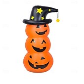 levne Halloween-Halloweenský dýňový balónek nafukovací dýňový mužík extra velký 53,1 palce (135 cm) dýňový houpací párty dekorace dekorační doplněk pro domácí dekoraci luxusní kostým škola festival kulturní