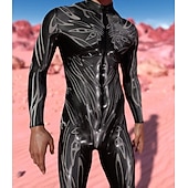 abordables Impresión-Trajes Zentai estampados Traje de cosplay Body Estampado Disfraz de carnaval Traje de Cuerpo Completo Hombre Mujer Disfraz Sexy Víspera de Todos los Santos Traje para Rendimiento Fiesta Mascarada