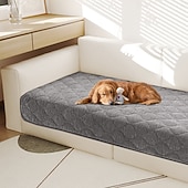 billige Hundesofatrekk-Chenille Sofa Putepadding Vanntett Anti-Skli Kjæledyrvennlig Sofa Deksel Plush Myk Setebeskytter Vaskbar Anti-Flekk Sofa Pad Stue