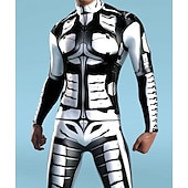 abordables Impresión-Trajes Zentai estampados Traje de cosplay Body Estampado Disfraz de carnaval Traje de Cuerpo Completo Hombre Mujer Disfraz Sexy Víspera de Todos los Santos Traje para Rendimiento Fiesta Mascarada
