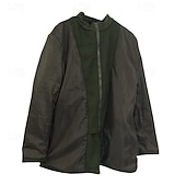 economico Trench da uomo-Per uomo Cappotto da marinaio Trench Vacanza Quotidiano Autunno Inverno Poliestere Antivento Capispalla Abbigliamento Moda Classico Semplice Tasca Collo alla coreana Monopetto