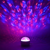 billiga Projektorlampor-galaxy light 16 färger aurora nattlampa projektor havsvågsprojektor med fjärrkontroll usb-laddning norrskensprojektor för sovrum heminredning presenter