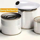 お買い得  家庭用器具-1個の電動缶切り、ボトルオープナー、シンプルな缶切り、滑らかなエッジの自動缶切り、電動缶切り、キッチン関節炎や高齢者向け、キッチン小型ツール、ツール、アウトドアキャンプ