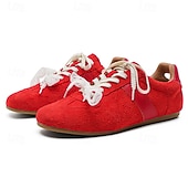 abordables Baskets-Baskets rétro à lacets en daim pour hommes, chaussures décontractées légères pour le style urbain et les tenues de week-end