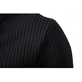 abordables Pulls et cardigans élites pour hommes-Homme Pull Tricoter Tunique Boutons Couleur Unie Henley ancien Quotidien École Maison Vêtement Tenue Printemps Automne Noir Rouge Bordeaux S M L