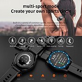 cheap Smartwatch-LOKMAT COMET PRO Smart Watch 1.32 inch Smartwatch Fitness Running Watch Bluetooth Pedometer Call Reminder Activity Tracker Compatible with Android iOS Women Men Long Standby Hands-Free Calls Media