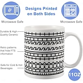 cheap Mugs &amp; Cups-Hidden Message Coffee Mug 12oz Unique Christmas Gift for Work Bestie White Elephant Gifts for Adults Unique Gag Office Prank for Work Coworkers Birthday Christmas
