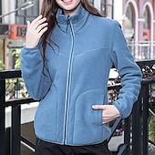 voordelige Fleece &amp; 3-in-1 Jassen-Dames Wandeljack Fleece jas Thermische jas Winter Buitenshuis Warmte-isolerend Kleding Bovenlichaam Licht Groen Rood Blauw Groen