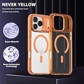 halpa iPhone-kotelot-puhelin Etui Käyttötarkoitus Samsung Galaxy 17 Air 16 15 14 Pro Max Plus 16e 13 Pro Max Takakuori Tukee langatonta latausta Iskunkestävä Väri kaltevuus TPU PC