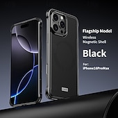 economico Cover per iPhone-telefono Custodia Per iPhone 17 Pro Max 17 Air 16 Pro Max Plus 15 Pro Max Plus Copertura Posteriore Supporta la Ricarica Wireless Resistente agli urti Retrò TPU Pelle PU