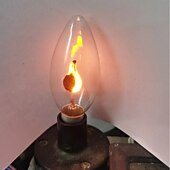 economico Lampadine decorative-lampadine a incandescenza stile tremolante e14/e27, lampadine a candela, lampade a candela di Halloween, lampadine a effetto fiamma a LED