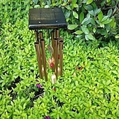 tanie Dekoracje patio-dzwonki wietrzne z miedzianymi dzwonkami, antyczne aluminiowe rurki do użytku na zewnątrz, trwałe, odporne na rdzę dzwonki wietrzne do ogrodu, na patio i do dekoracji domu