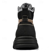 economico Stivali invernali e neve-stivali tattici invernali da uomo con fodera in pelliccia: caldi stivali da trekking militari impermeabili per la sopravvivenza all'aperto, il campeggio e il freddo