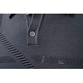 billige Herre Elite Genser og Cardigans-Herre Pullover genser Strikke Vanlige topper Jacquard Knapper Helfarge Polokrage Elegant Årgang Skole Hjem Klær Vår Høst Mørk Marineblå Kakifarget S M L