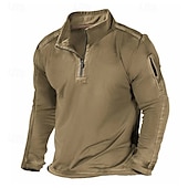 abordables Sweat-shirts basiques-Homme Pull Noir Blanche bleu marine Bleu Kaki Revers Uni Patchwork non imprimable Polyester Occasionnel Automne &amp; Hiver Vêtement Tenue Pulls Capuche Pulls molletonnés