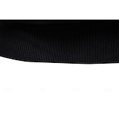 baratos Suéteres e Cardigans Elite Masculinos-Homens Pulôver Tricotar Tops regulares Half Zip Listas Tecido Colarinho Clerical Legal Pulôver Escola Férias Roupa Primavera Outono Preto Azul Marinho Escuro S M L