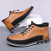 preiswerte Sneaker für Herren-braune High-Top-Wanderschuhe für Herren – bequeme Schnürschuhe für große Füße, Reisen und lange Wanderungen