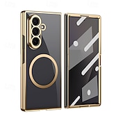 Χαμηλού Κόστους Samsung Θήκη-τηλέφωνο tok Για Samsung Galaxy Z Fold 7 Z Διπλώστε 6 Z Fold 5 Z Fold 4 Θήκη μαγνητικής προσρόφησης Μαγνητική Υποστήριξη ασύρματης φόρτισης Ανθεκτική σε πτώσεις PC