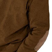 abordables Sudaderas Básicas_-Hombre Sudadera Sudadera Con Capucha Pull-over Sudadera con un cuarto de cremallera Albaricoque Negro Blanco Amarillo Verde Ejército Cuello Mao Plano Retazos Deporte Casual Diario Ropa de calle