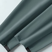 Недорогие спортивные костюмы-Муж. Спортивные костюмы Спортивный комплект из 3 предметов Однотонный Наборы одежды Весна Зеленый и черный Черный Баскетбол Бег Йога Завышенная Быстровысыхающий Длинный рукав Спорт Спортивная одежда