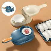 お買い得  キッチン用品＆小物-アップグレード 2 in 1 餃子メーカー 自動プレス型 キッチンツール 餃子の皮 ラッパー 家庭用ガジェット 卵餃子 蒸し餃子型 ハンドプレス餃子マシン