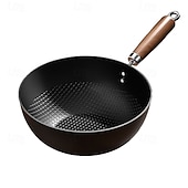お買い得  調理器具-魚の鱗模様の平底ノンスティックパン。コーティングされていないノンスティックの家庭用調理パン。IH調理に最適。 &amp;ガスコンロ