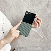Недорогие Чехлы для Samsung-телефон Кейс для Назначение SSamsung Galaxy Z Flip 7 FE Z-флип 6 Z Flip 5 Z Flip 4 Кейс на заднюю панель Магнитный Защита от удара Ретро ПК