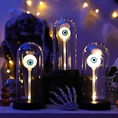 abordables Éclairage de Props d&#039;Halloween-Décoration d&#039;Halloween à LED alimentée par batterie, lumière de fête, globes oculaires lumineux d&#039;horreur et lumières d&#039;ambiance festives pour une utilisation intérieure et extérieure, décorations de