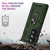 levne Pouzdra pro Samsung-telefon Carcasă Pro Samsung Galaxy Z-sklad 7 Z Fold 6 Z Fold 4 Zadní kryt Magnetické Stojánek Prstencová spona Brnění TPU PC
