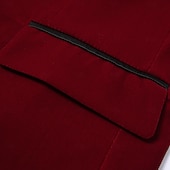 voordelige Herenkostuums uit de jaren 1920-Retro vintage Roaring jaren '20 Jaren 1920 Smoking Pakken en blazers The Great Gatsby Heer Effen Kleur Kostuum Voor heren Carnavalskostuum Kerstmis Carnaval Nieuwjaar Cocktailparty Thema feest