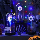 abordables Éclairage de Props d&#039;Halloween-Décoration d&#039;Halloween à LED alimentée par batterie, lumière de fête, globes oculaires lumineux d&#039;horreur et lumières d&#039;ambiance festives pour une utilisation intérieure et extérieure, décorations de