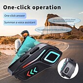 お買い得  バイク＆ＡＴＶアクセサリー-工場OEM K07 ヘルメットヘッドセット ブルートゥース 過充電保護 スピーカー 耐久 オートバイ