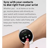 Недорогие Смарт-часы-HD8MINI Умные часы 1.29 дюймовый Смарт Часы Bluetooth Педометр Напоминание о звонке Датчик для отслеживания сна Совместим с Android iOS Женский Мужчины