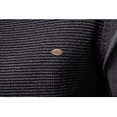 preiswerte Herren Elite Pullover &amp; Cardigans-Herren Pullover Zopfmuster Stricken Normale Oberteile Halber Reißverschluss Farbblock Geometrisch Stehkragen Elegant Vintage Schule Urlaub Bekleidung Frühling Herbst Grün Armeegrün S M L
